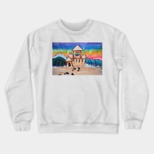 Hippie Sand Castle Crewneck Sweatshirt